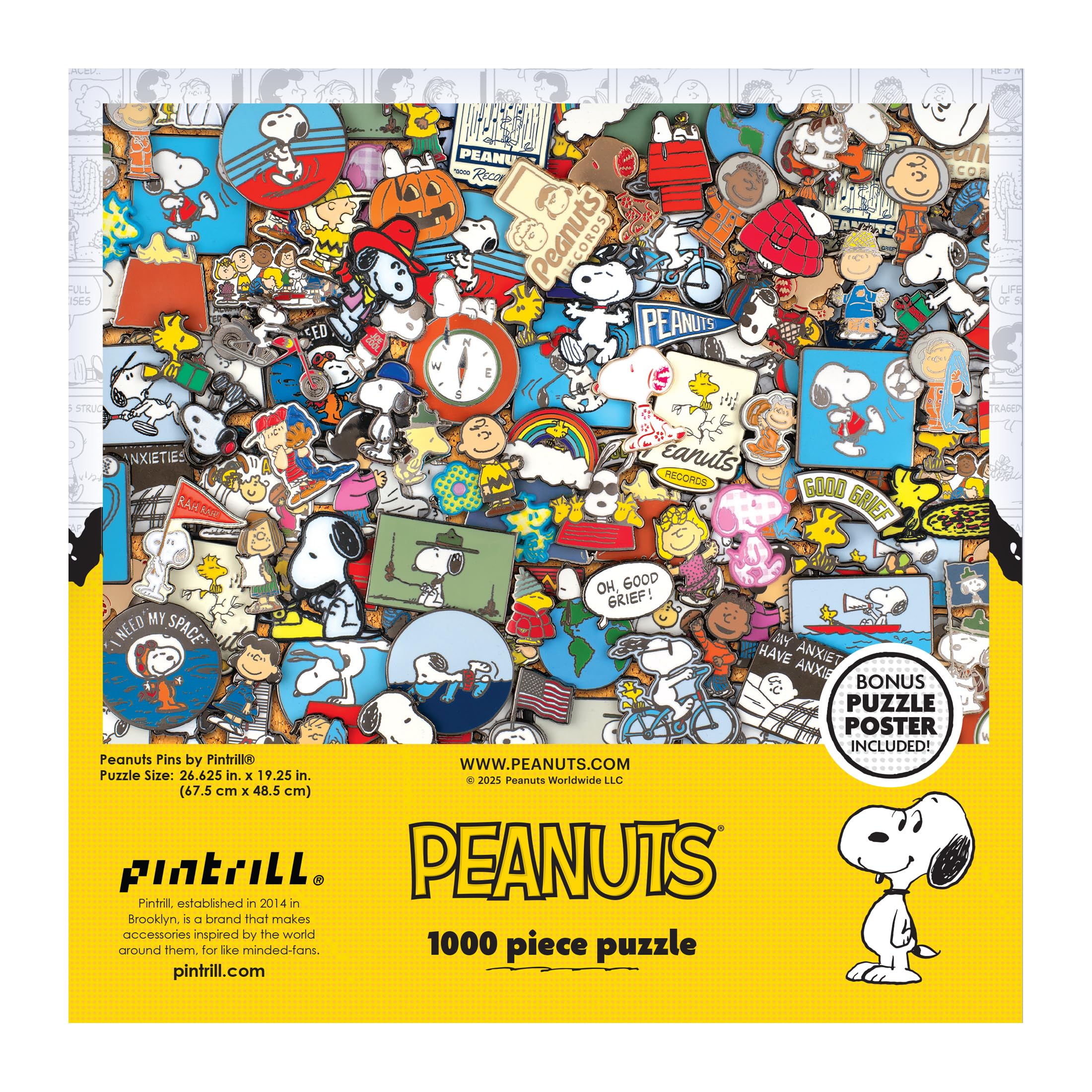 スヌーピー 3Dクリスタルアート 5個セット 1950～1990 緑 黄色 青 Bepuzzled 3D Crystal Puzzle Peanuts Snoopy Joe Cool 36pc : Target